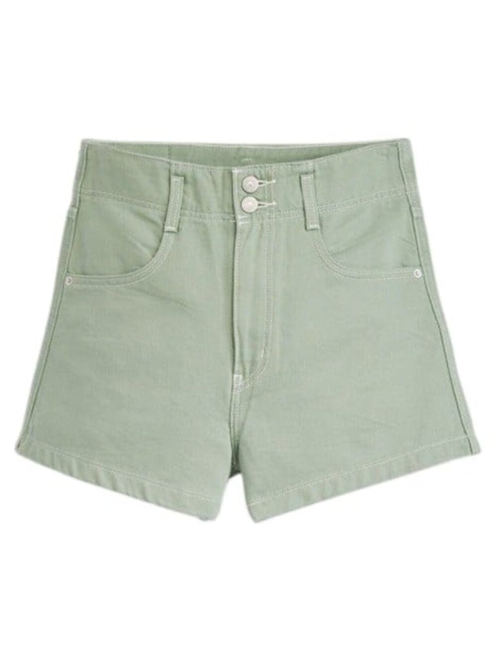 LEVI'S high waisted mom shorts in lily pad (sz26)